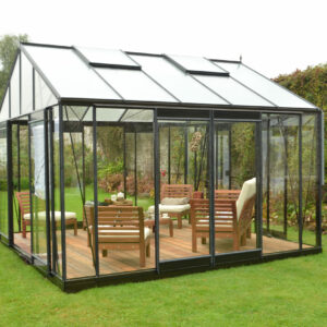 Serre en verre – Droite – R4 – Largeur 3,80 m