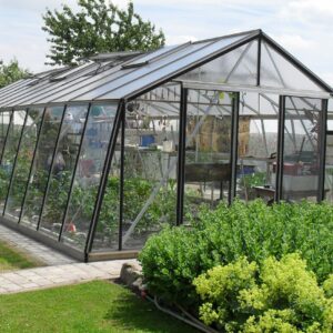 serre de jardin oblique