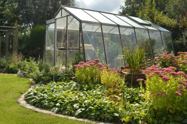 Serre en verre – Oblique – S1 – Largeur 3,06 m